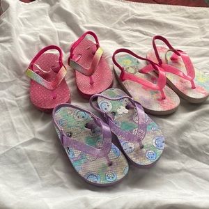 3 pair of Kids sandals